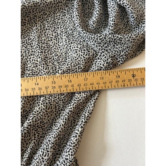 HALOGEN Animal Print Faux Wrap Dress Size Medium Career Capsule - Picture 7 of 8